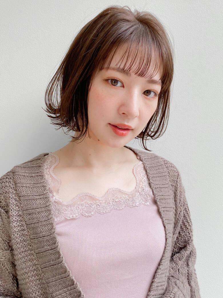 モテボブ デート くびれボブ アンニュイほつれヘア Agnos青山 平野 七海 Agnos青山 Hair