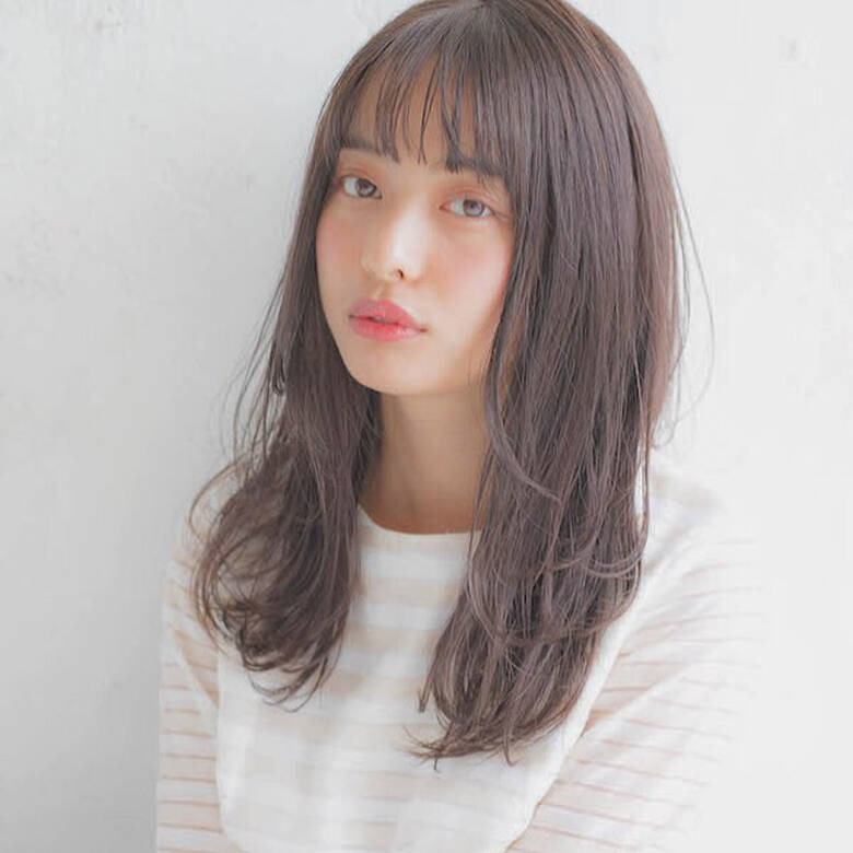 前髪あり 女子力 透明感 セミロング Relian青山 竹澤 優 Relian青山top Stylist 4121 Hair