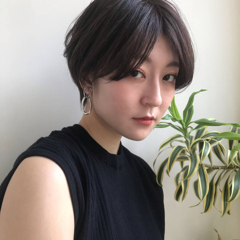モード ショート ショートヘア 大人女子 I East アキラ 艶感ショート 透明感カラー 表参道 Hair