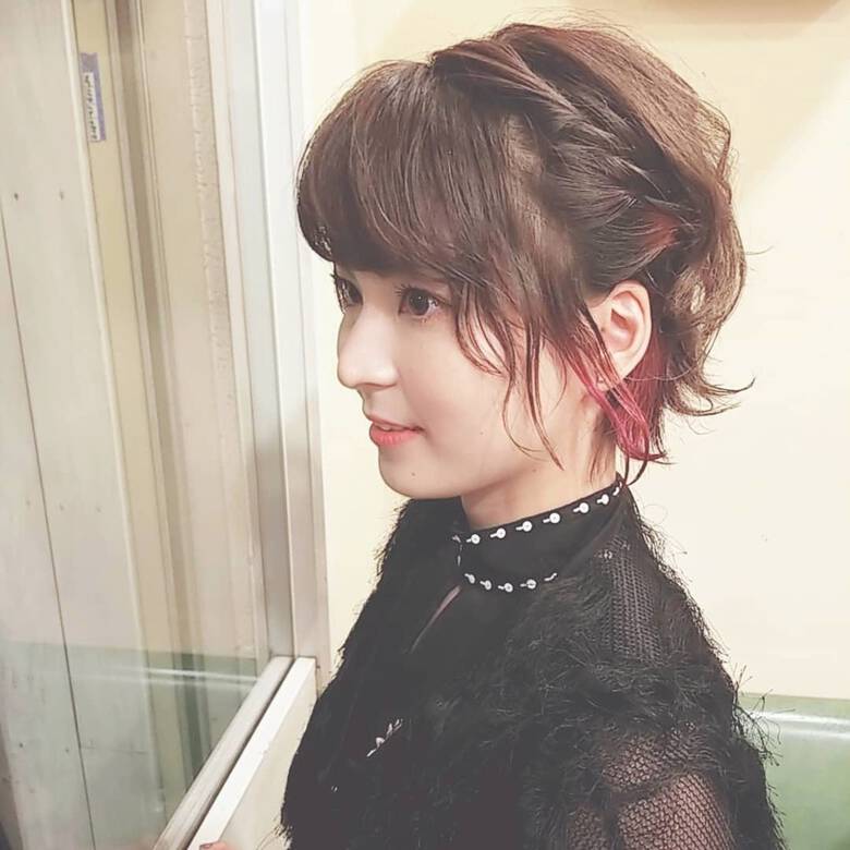 インナーカラー ショートヘア ガーリー 簡単ヘアアレンジ Piece 北村 雄吾 Hair