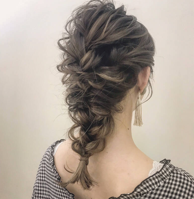 ゆるふわ アンニュイ 結婚式 簡単ヘアアレンジ Sknow Yumiko Sapporosknow Hair