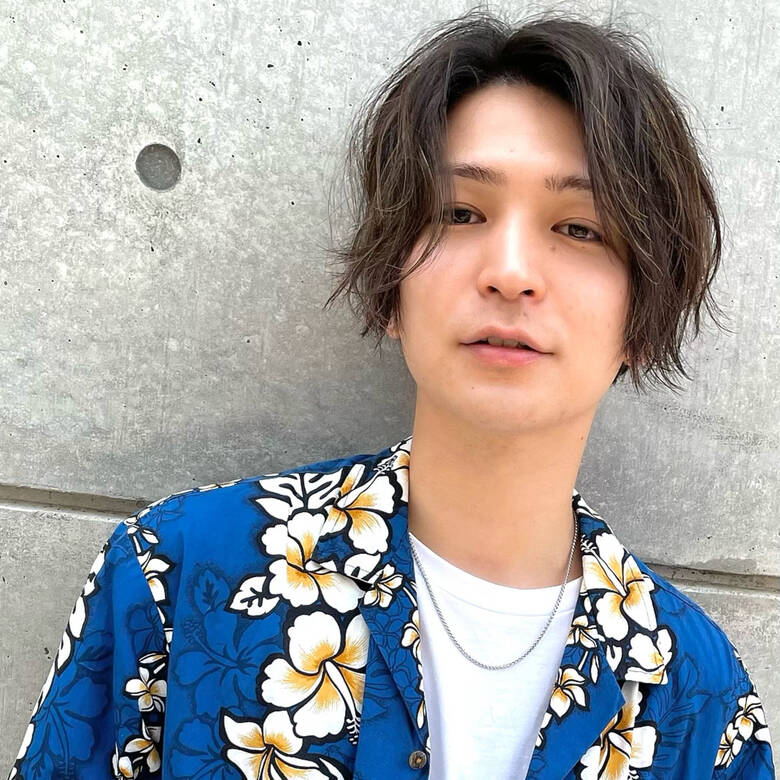 メンズマッシュ ストリート ミディアム センターパート Masena 表参道 Masena オウシデン Hair