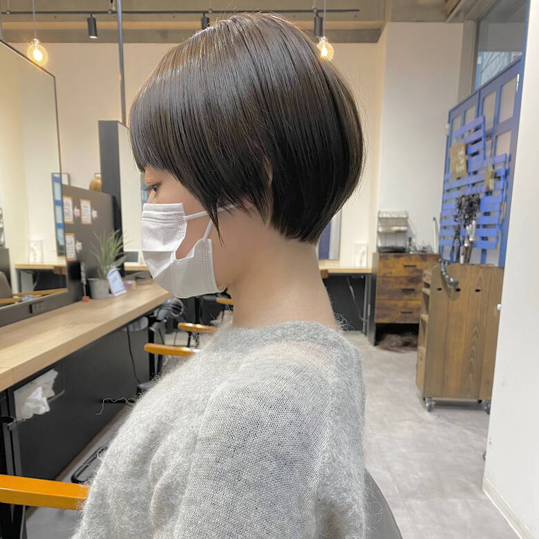 ナチュラル ショートボブ ウルフカット ショート Giinii 横浜ショートヘア人気no 1 渋谷良太 6361 Hair