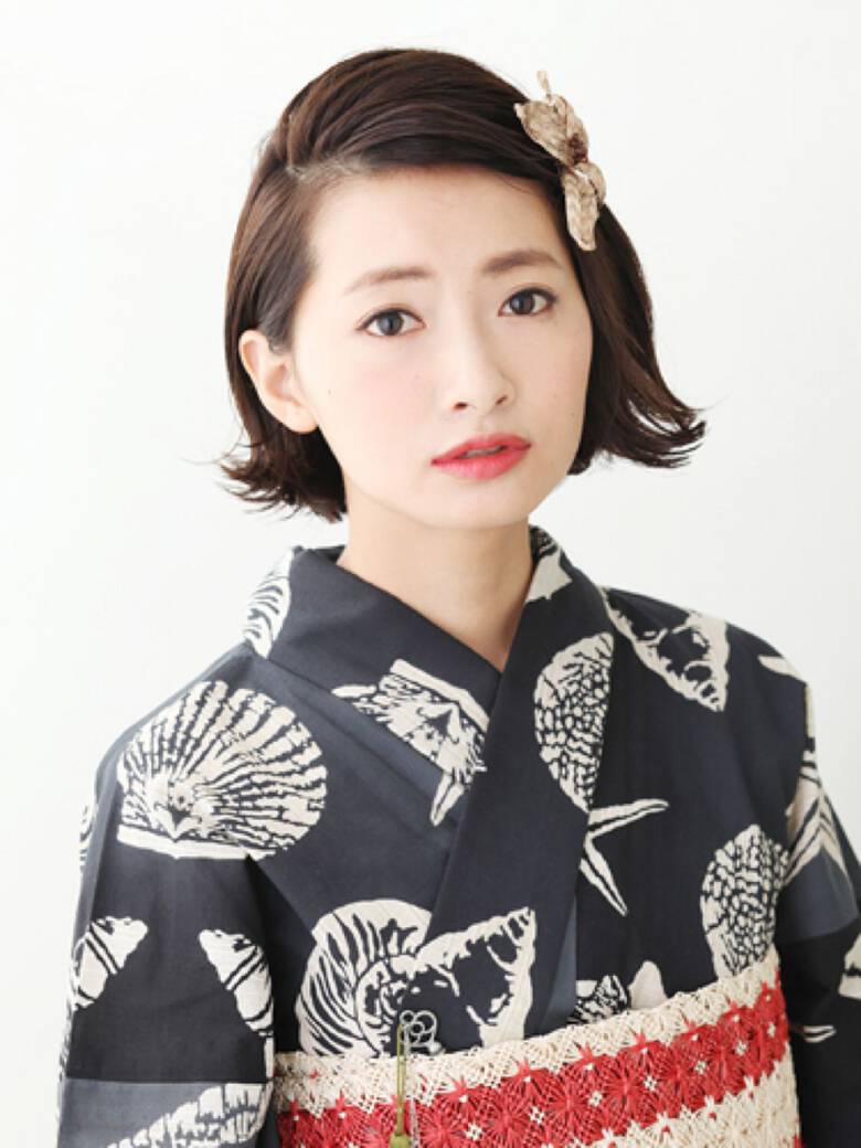 黒髪 夏 ストレート 大人女子 大西 沙紀 Hair