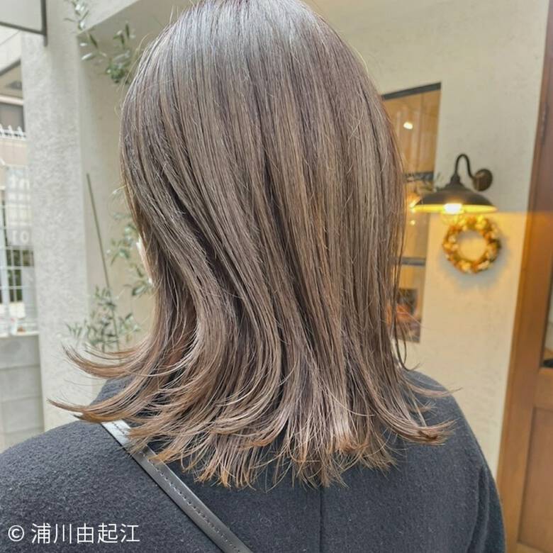 ミディアム ゆるふわ 代 ハイライト Nanon 浦川由起江 6501 Hair