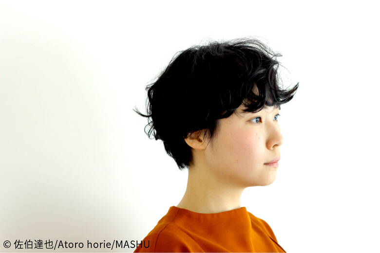 ショート ショートボブ パーマ 黒髪 Mashu 北堀江店 佐伯達也 Mashu Kitahorie Hair