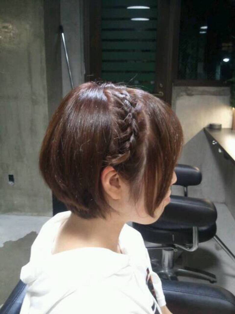 アッシュ ガーリー パーマ 簡単ヘアアレンジ エンジェルギャフ Hiro Hair
