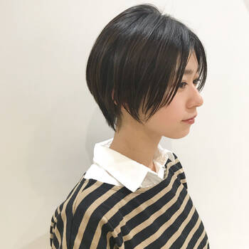 ショートのパーマなしヘアスタイルでクールな女性になりたい Hair