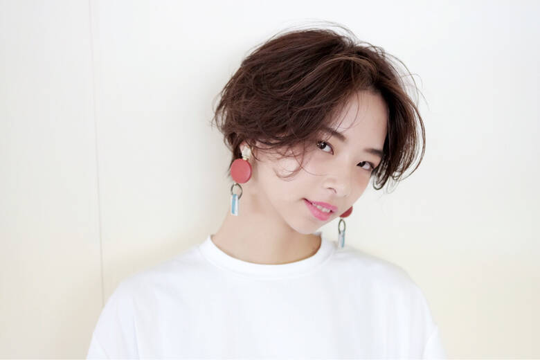 大人女子 センターパート ストリート ショート Rire 仙石将也 Rire Hair