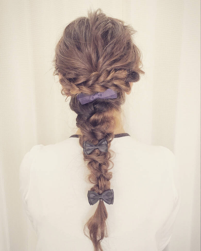 ロング ヘアアクセ パーティ 結婚式 Seamu サワ Hair