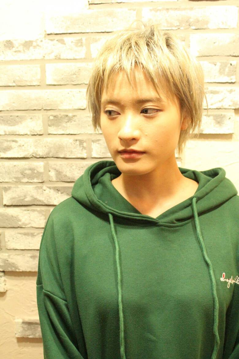 外国人風 大人かわいい ショート ガーリー Air Berry 永井大基 2675 Hair