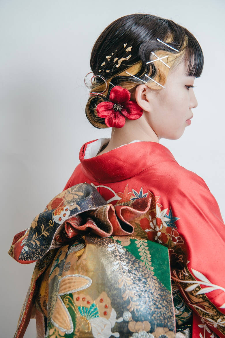 成人式 ミディアム 成人式ヘア インナーカラー Divadivo Testa 栗木優奈 Hair 成人式 ミディアム 成人式ヘア インナーカラー Divadivo Testa 栗木優奈 Hair