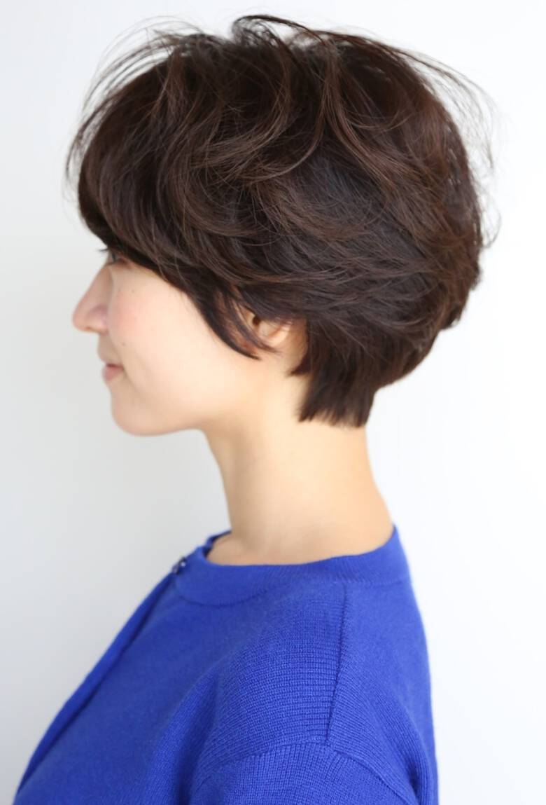 大人っぽい ヘアカット ショートヘア 大人カジュアル 髪質改善 Hair Grandage 北千住 髪質改善 Hair Grandage 北千住 6148 Hair