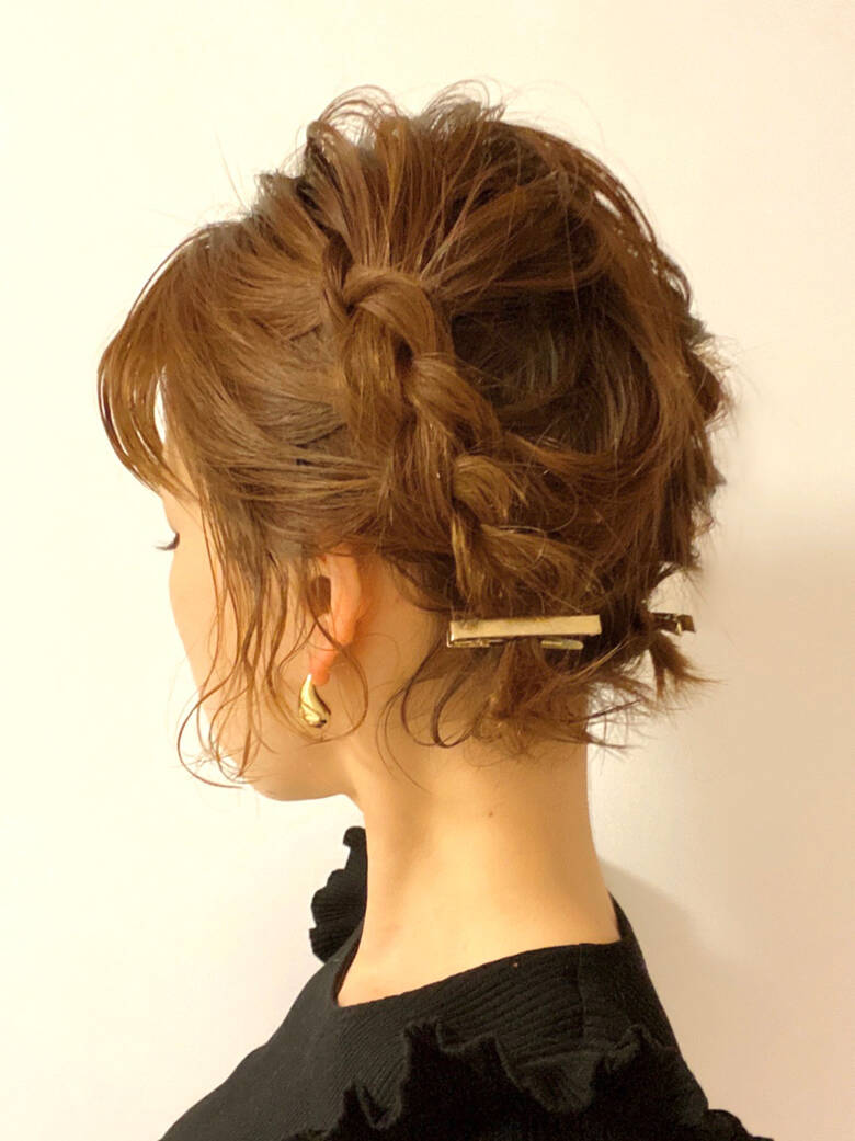 ヘアアレンジ ミニボブ 簡単ヘアアレンジ ショートボブ Appiis 宮崎 まさみ Hair