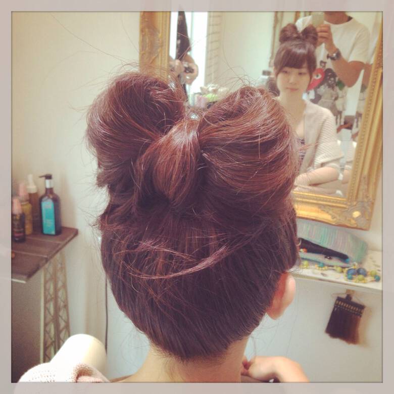 ヘアアレンジ ロング 夏 パーティ Tiana Hair Nail 長野市 山本隆 Hair