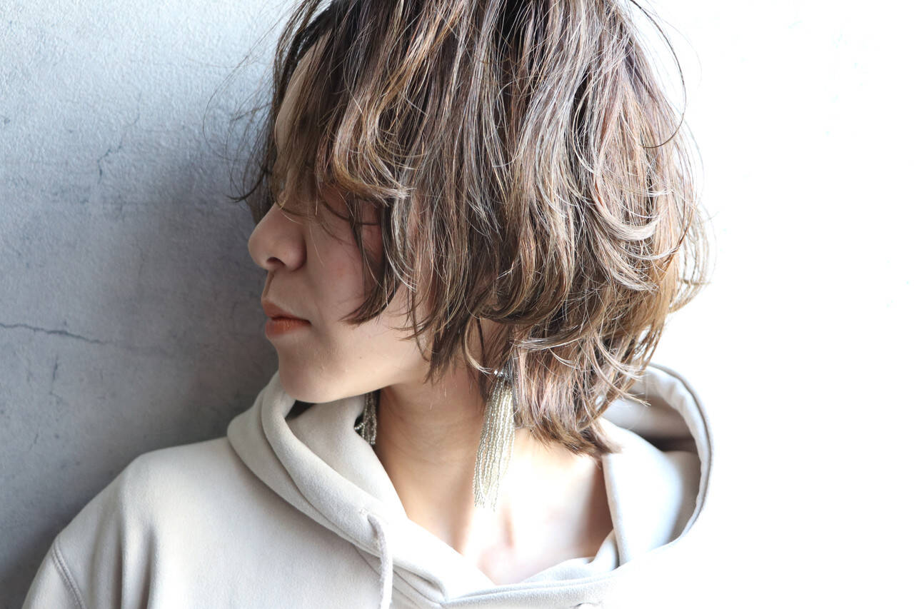 大人かわいい ショート レイヤースタイル ウルフカット Tela 瀬川 敏明 Hair