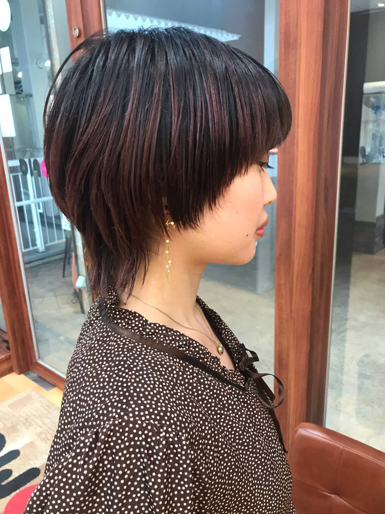ウルフカット コンサバ ショートヘア 横顔美人 Roijir Hiroki Roijir Hair