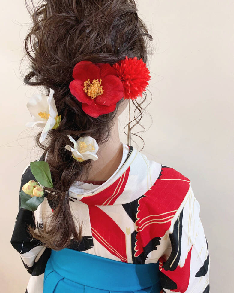 ロング 簡単ヘアアレンジ 結婚式 成人式 Sknow Yumiko Sapporosknow Hair
