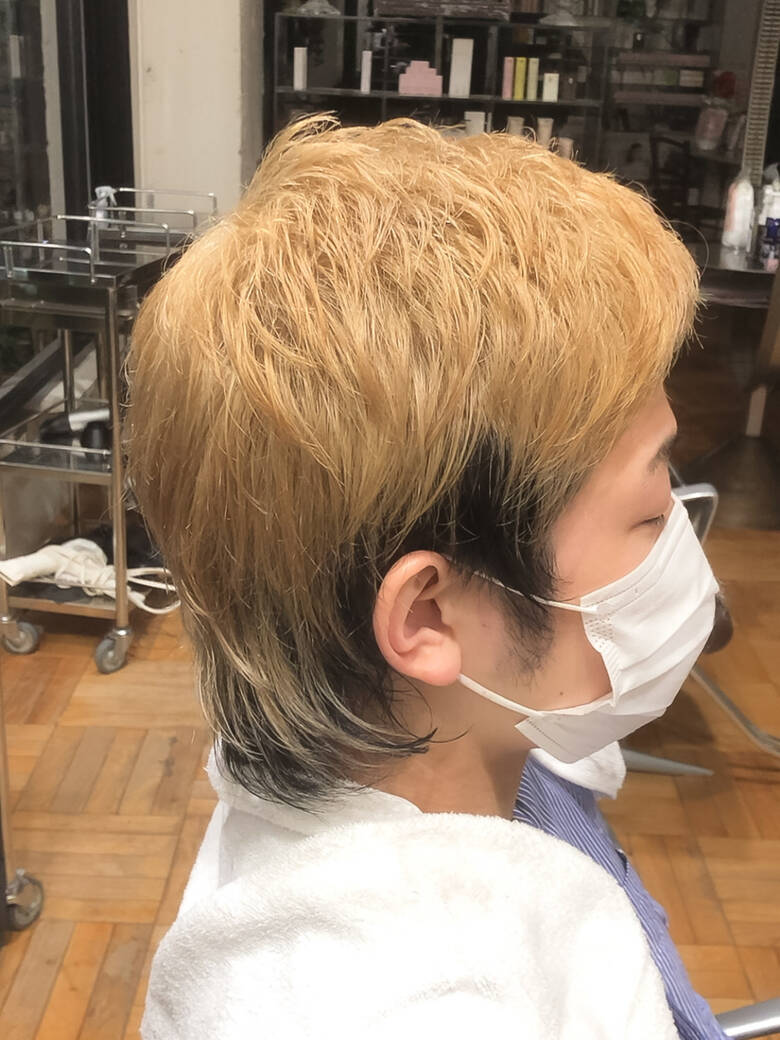 ストリート ハイトーン 派手髪 メンズ Of Hair 銀座店 森 たかあき ハイトーン二次元美容師 Hair