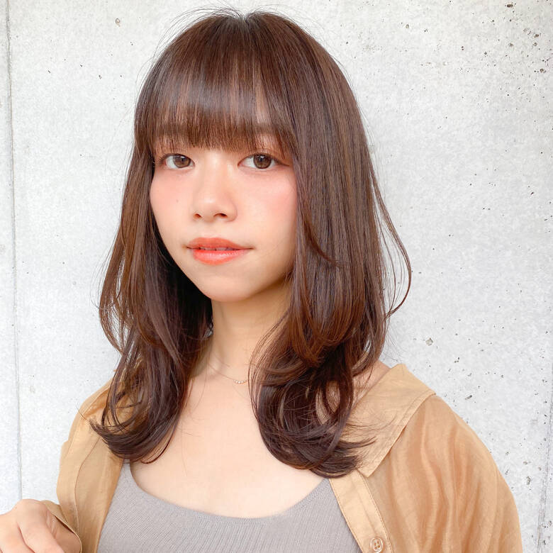 セミロング 横顔美人 愛され 大人可愛い Agnos 青山 原田 実茄 Hair セミロング 横顔美人 愛され 大人可愛い Agnos 青山 原田 実茄 Hair