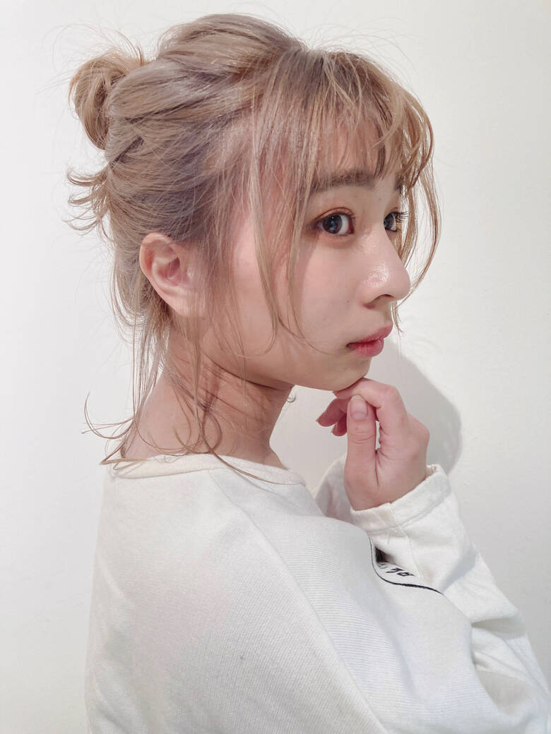 ヘアアレンジ 抜け感 ゆるナチュラル ミディアム Ooit 林田安海 Hair