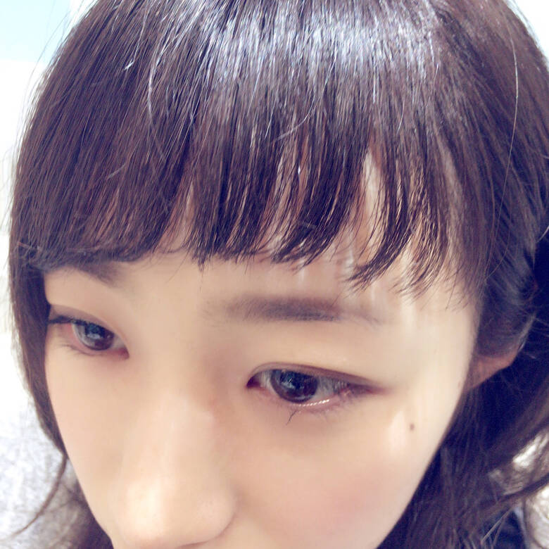 オン眉 前髪パーマ 前髪パッツン ナチュラル Hair Resort Noah銀座 藤原つかさ Hair