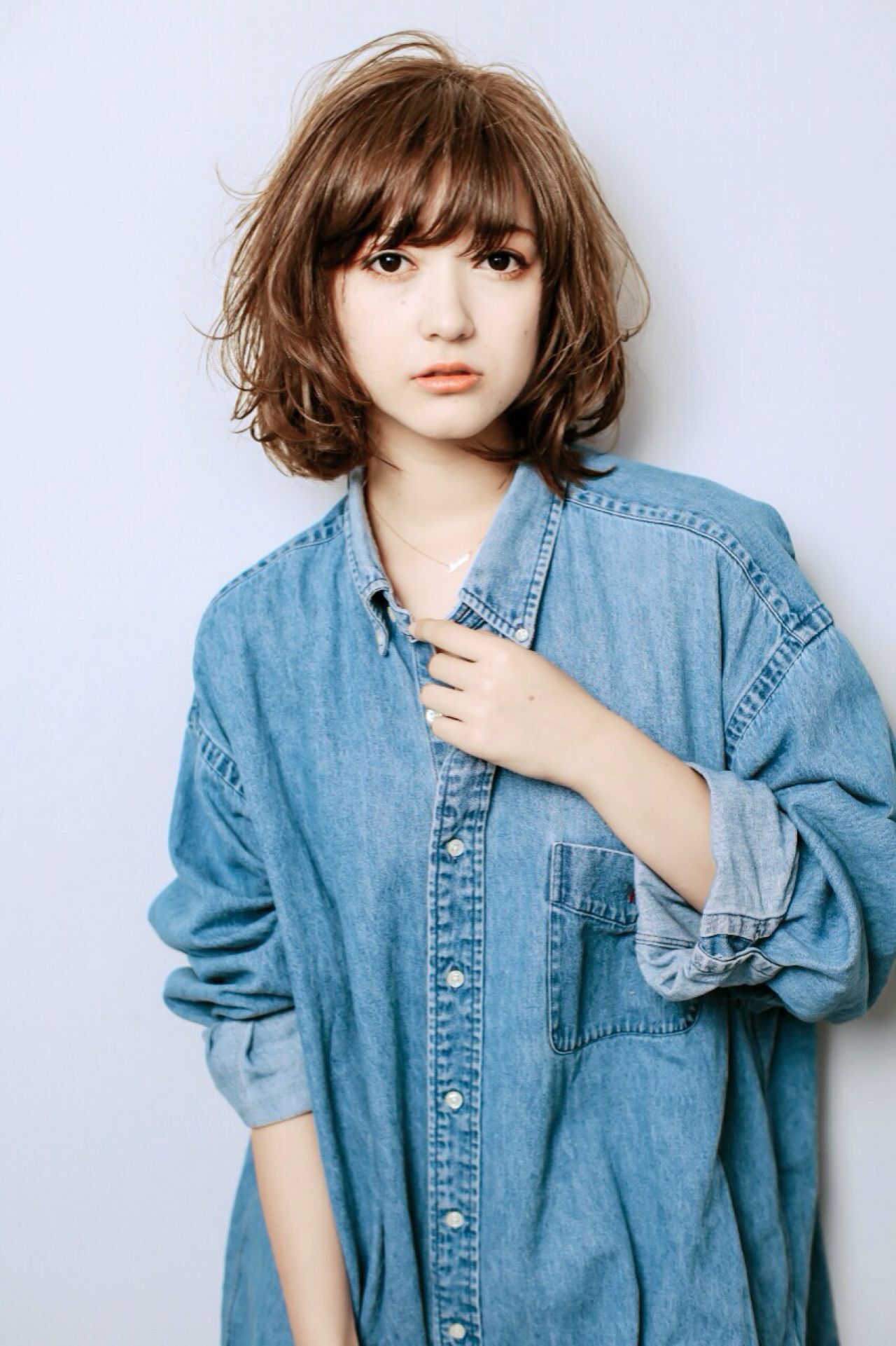 髪型 ボブ 卵型