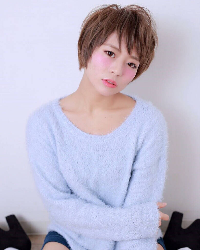 ナチュラル ショート ゆるふわ ヘアアレンジ 亀田ゆかり 1135 Hair
