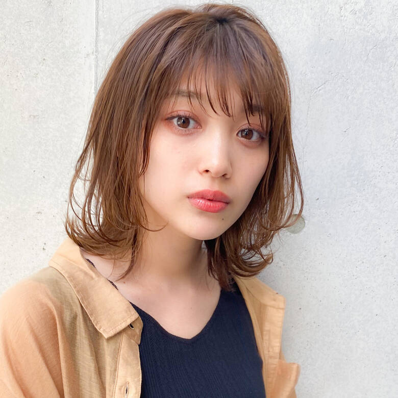 ナチュラル レイヤーカット 色気 ミディアム Dyplus表参道 櫻木裕紀 Hair ナチュラル レイヤーカット 色気 ミディアム Dyplus表参道 櫻木裕紀 Hair
