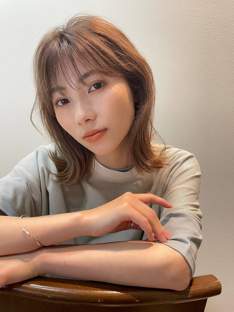 ミディアム 鎖骨ミディアム ヨシンモリ 外ハネボブ Le Coeur ルクール サカネケイゴ Hair