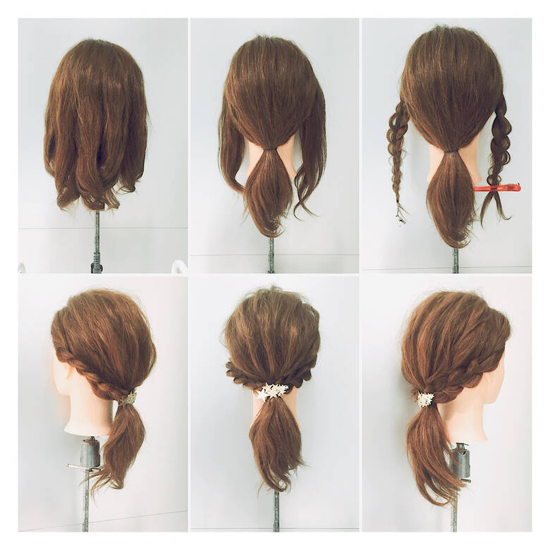 ミディアム ねじり ショート 簡単ヘアアレンジ Logica Hair Design 衣笠 雅俊 Hair