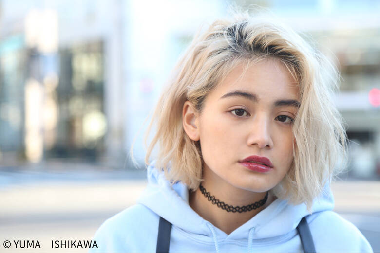 外国人風カラー ボブ ストリート 金髪 Nora Hair Salon Nora Yuma Ishikawa Hair 外国人風カラー ボブ ストリート 金髪 Nora Hair Salon Nora Yuma Ishikawa Hair