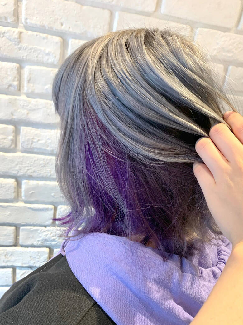 インナーカラー ストリート ホワイトカラー ハイトーンカラー Go Today Shaire Salon 渋谷モディ店 谷川 未来 Hair インナーカラー ストリート ホワイトカラー ハイトーンカラー Go Today Shaire Salon 渋谷モディ店 谷川 未来 Hair