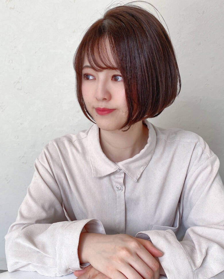 フェミニン ミニボブ ショートボブ ショートヘア The Book Hand Salon 伊藤沙弥香 Hair