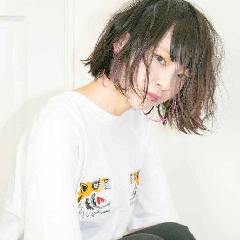 ボブ ストリート 黒髪 外国人風 Well Hair Make Studio Well 中山 亮二 Hair