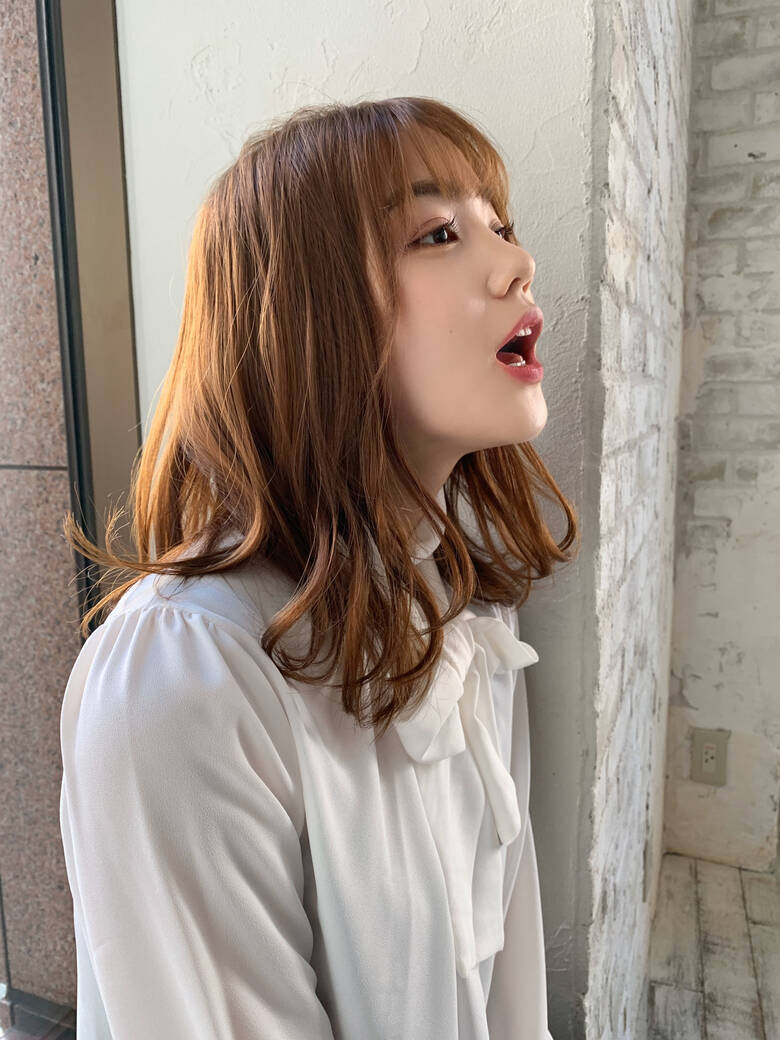 ゆるふわパーマ 透明感カラー オルチャン パーマ Joemi By Un Ami ジョエミ バイ アンアミ ミディアムパーマ美容師 眞鳥康史 Hair