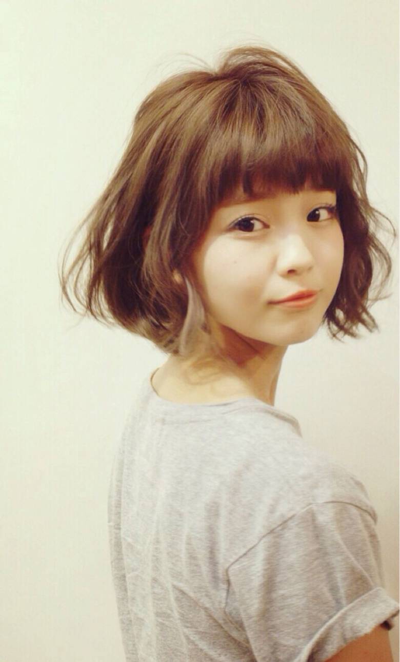 大人かわいい セミロング 秋 オン眉 Roco Spearz 松渕 陽平 2 Hair