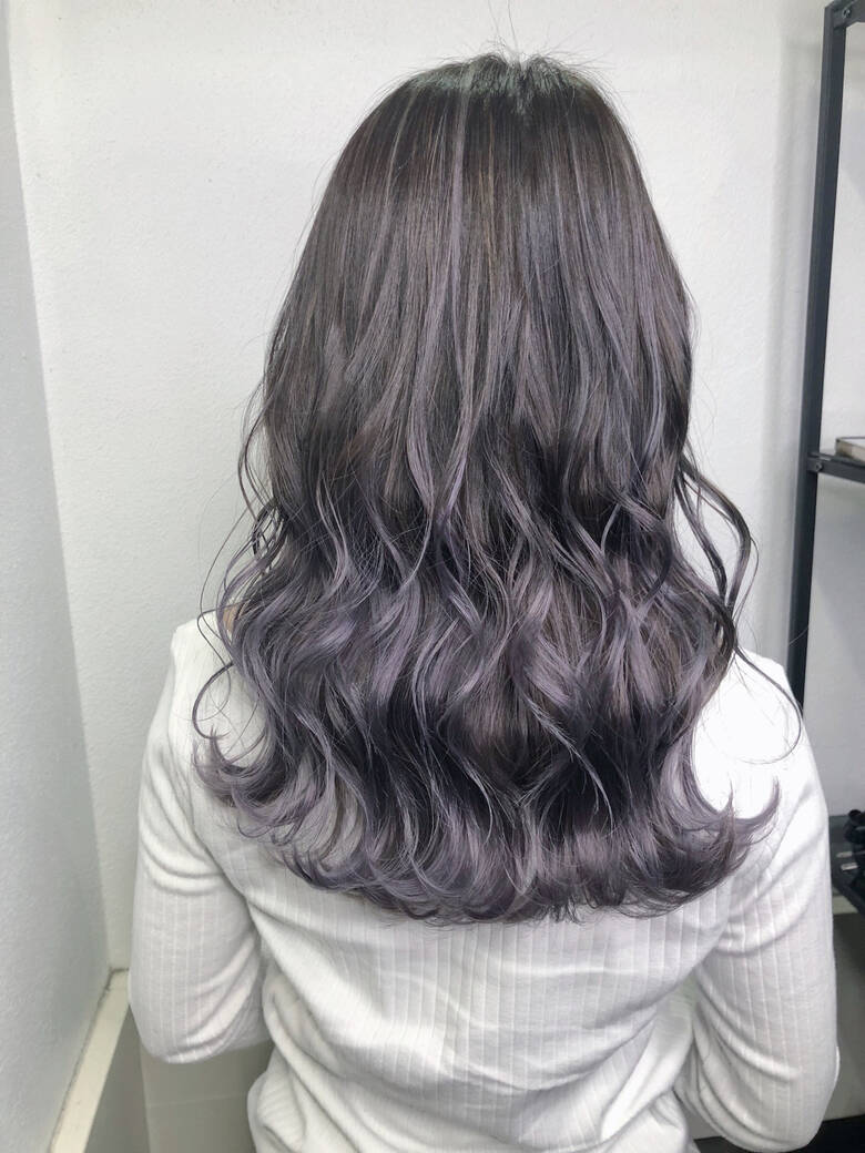 バレイヤージュ 極細ハイライト グラデーションカラー コントラストハイライト Gisel 天神 Gisel 天神 5099 Hair