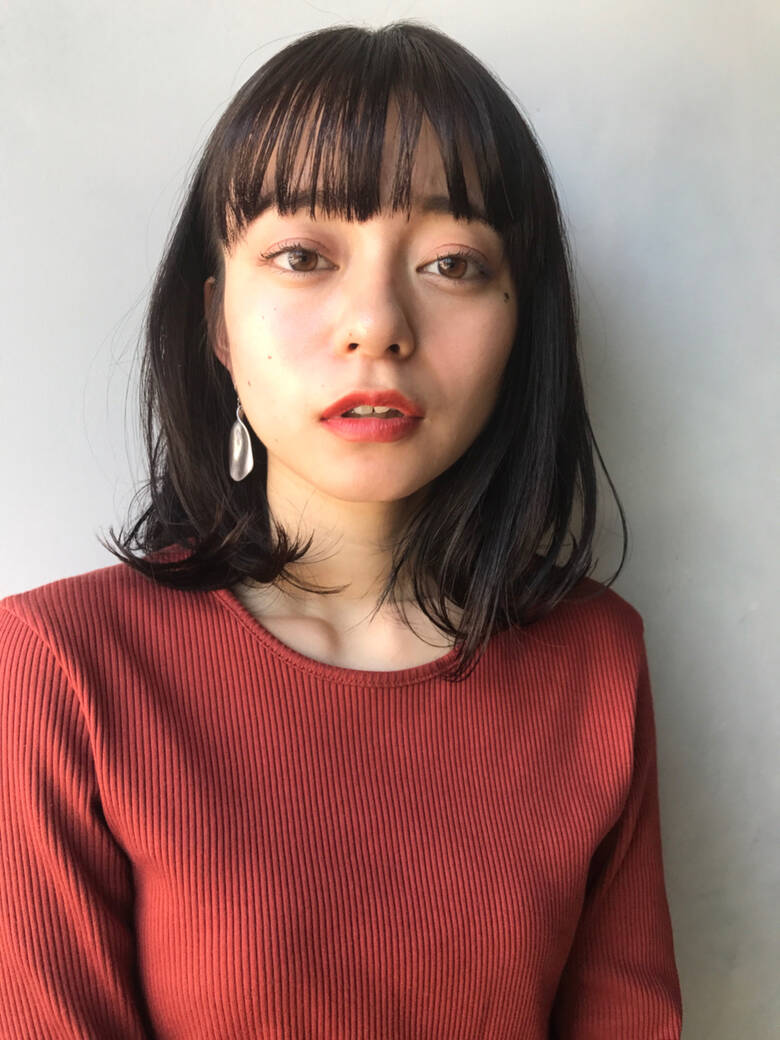 ストレート 縮毛矯正 パーマ ミディアム Un Ami Kichijoji 縮毛矯正のスペシャリスト 西口朝都 Hair