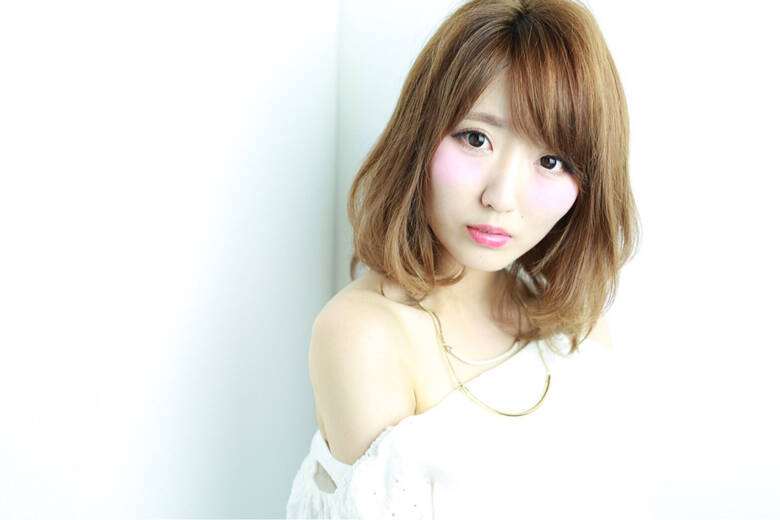 グラデーションカラー 渋谷系 フェミニン ミディアム 柳田 なつみ Hair