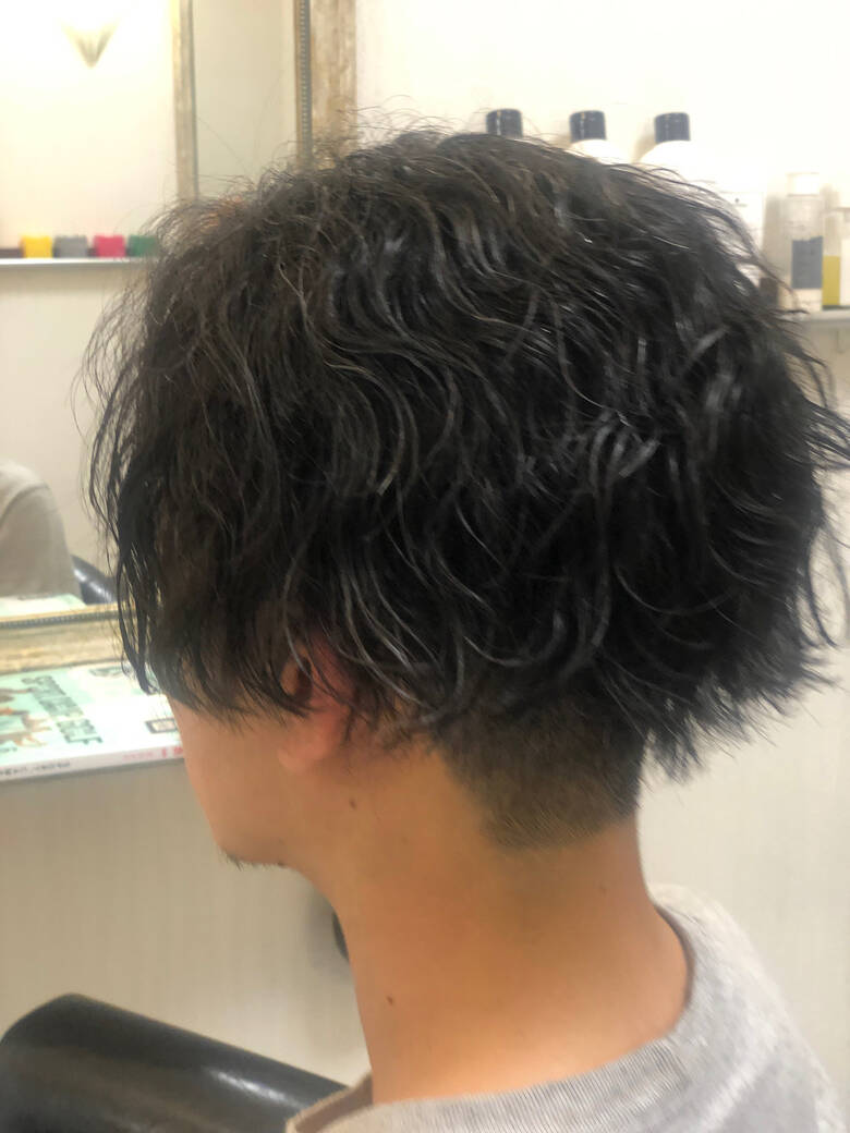 メンズパーマ スパイラルパーマ 無造作パーマ ショート Hair Make Cross Ken Hair