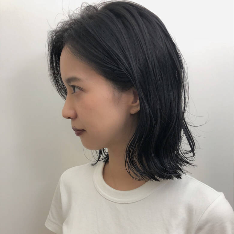 前髪あり ブルージュ ナチュラル ロブ Far Beyond 北里和哉 Hair