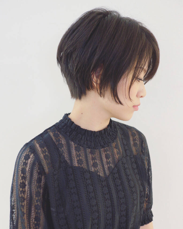 ナチュラル 黒髪 ショート Freelance Miyoshi Hair