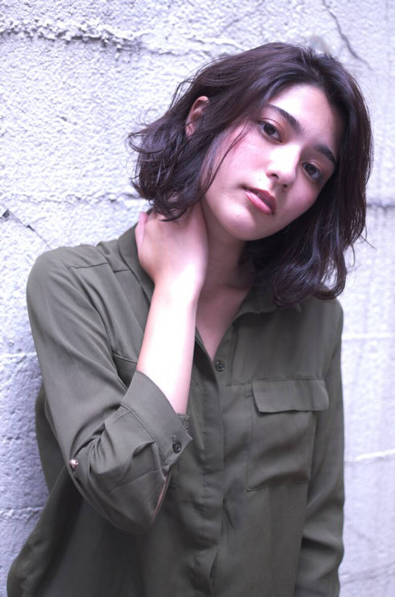 ゆるふわパーマ ナチュラル くせ毛風 ボブ Films柏 市村大輔 Hair