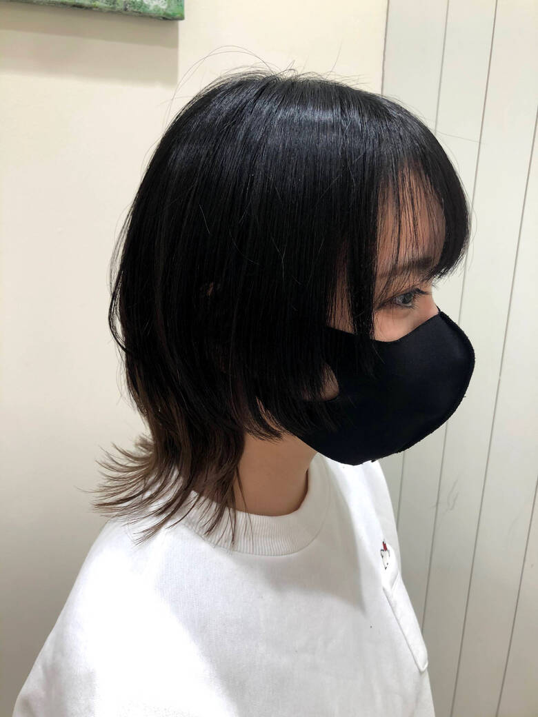 ウルフレイヤー ショート ネオウルフ ショートヘア モリオフロムロンドン大宮店 野口美帆 Hair