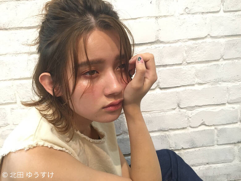 ミディアム 簡単ヘアアレンジ 外国人風 ヘアアレンジ December 北田 ゆうすけ Hair