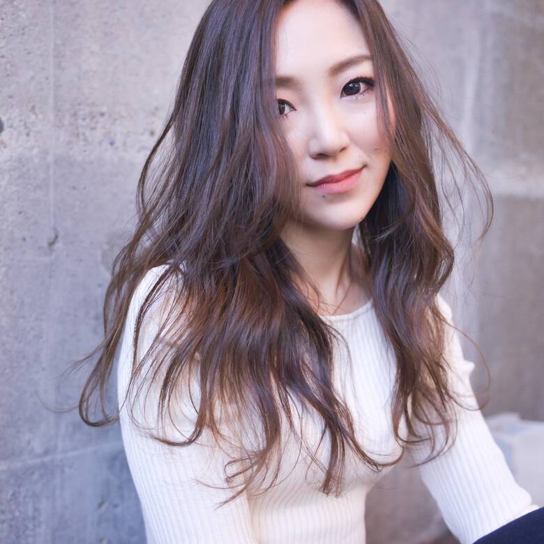 アッシュ ロング アンニュイほつれヘア 大人ロング Centro By Zect 小林 俊之 Hair