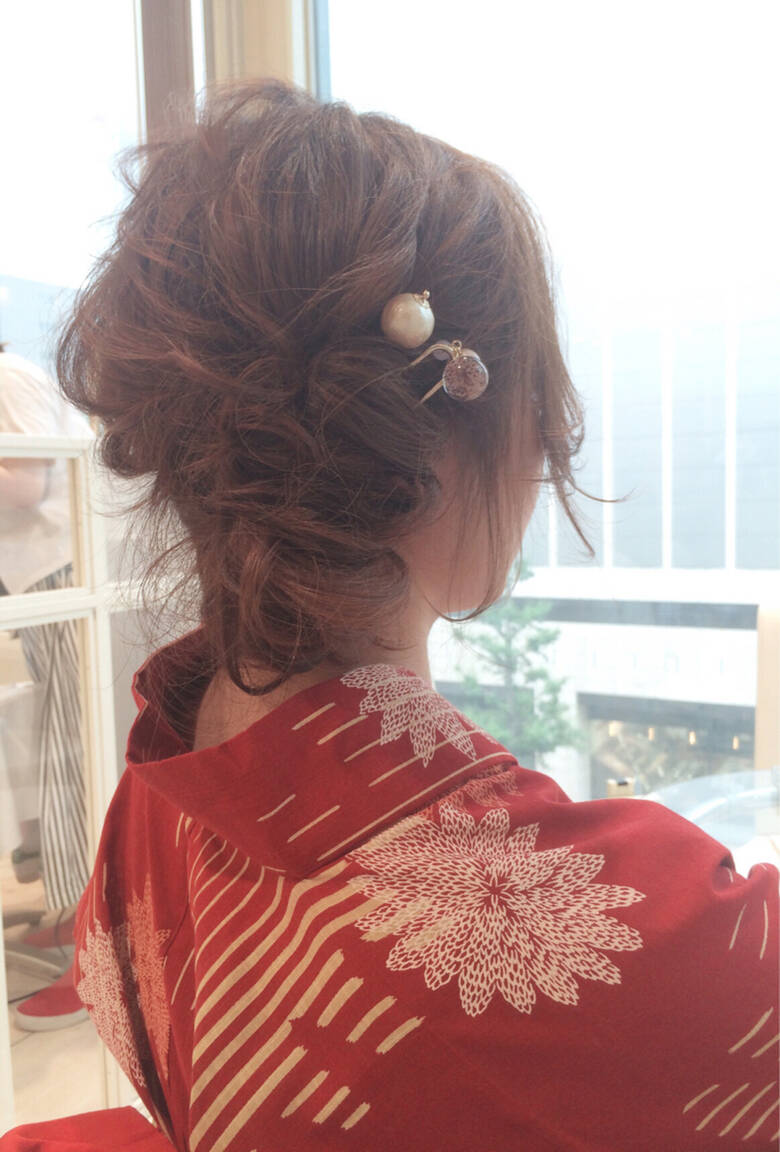 まとめ髪 花火大会 セミロング 夏 Dulce Hiro Iwasaki Hair まとめ髪 花火大会 セミロング 夏 Dulce Hiro Iwasaki Hair