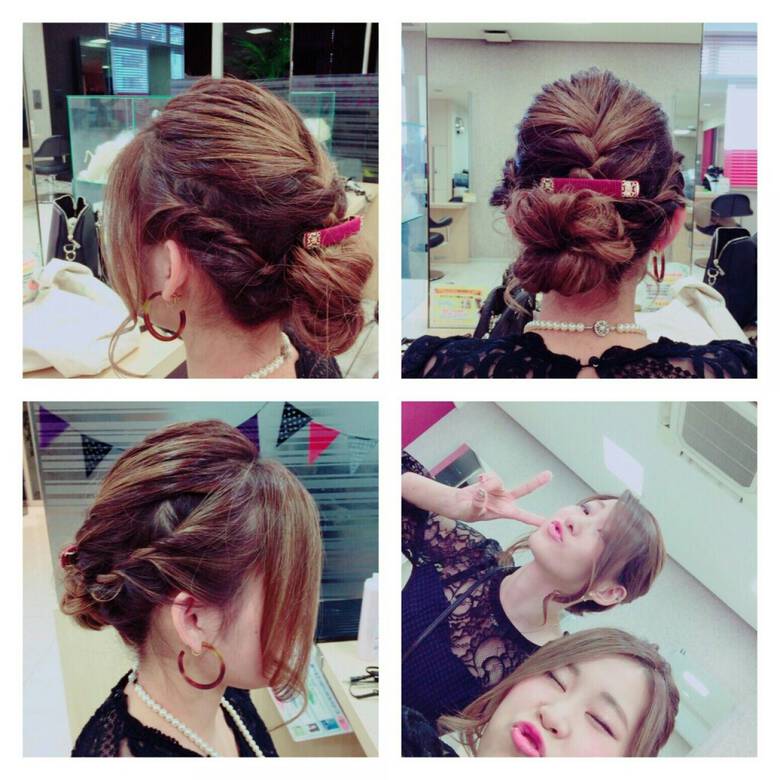 外国人風 パーティ ヘアアレンジ ミディアム Capa秦野 勝股 久美子 Hair 外国人風 パーティ ヘアアレンジ ミディアム Capa秦野 勝股 久美子 Hair