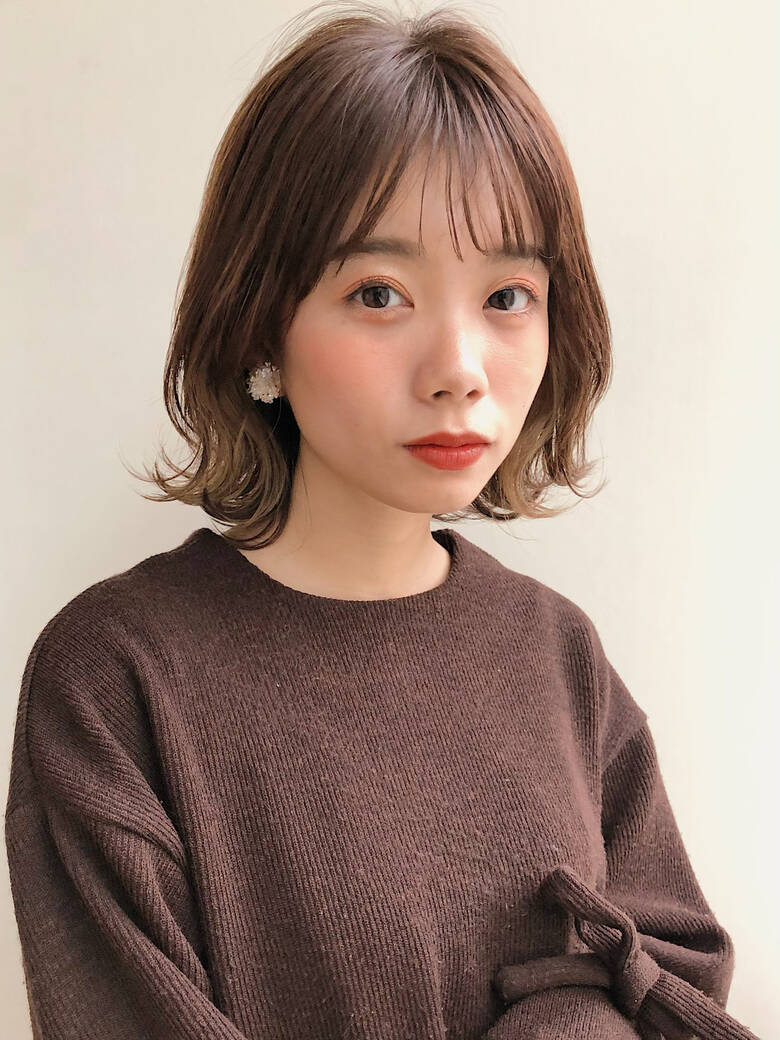 アンニュイほつれヘア ミディアム くびれボブ 切りっぱなしボブ Drive For Garden 加藤 友梨絵 Drive For Garden Hair